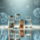 Tylenol and Contrave drug interactions represented by generic pill buttles on a clean reflective surface.
