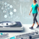 Semaglutide vs Tirzepatide for weight loss portrayed by a weight scale, syringes, and a woman walking for fitness.