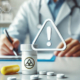 Contrave and antibiotics drug interactions portrayed by a doctor with prescription medication bottles writing a prescription.