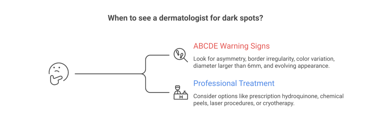Dark Spots on Face Dermatologist: When to See One and What Treatments Work When to see a dermatologist for dark spots and what professional treatments are available