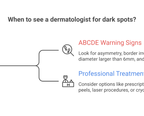 When to see a dermatologist for dark spots and what professional treatments are available